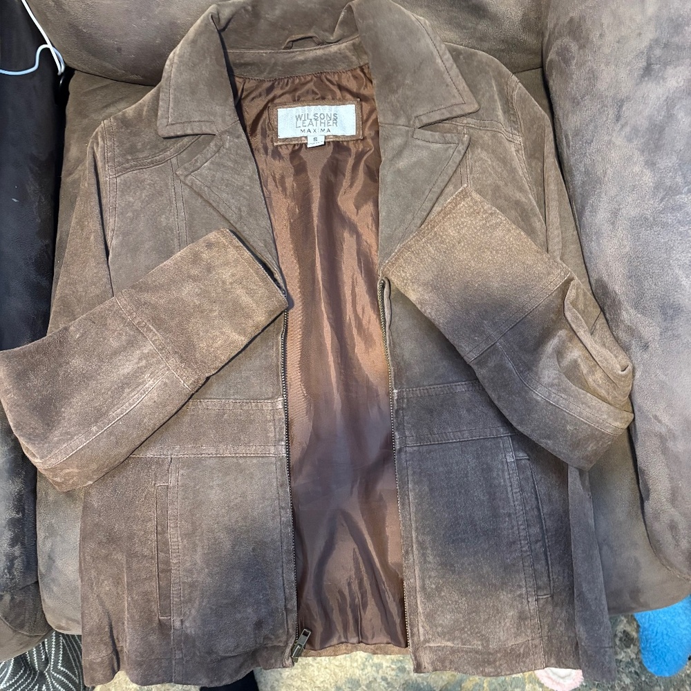 Size small leather jacket